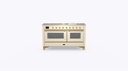 ILVE_UM15FDNS3AWG_Majestic_II_60"_Dual_Fuel_Range_Front_View