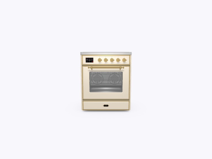 ILVE_UMI30NE3AWG_Majestic_II_30"_Induction_Range_Front_View