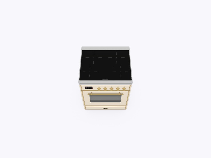 ILVE_UMI30NE3AWG_Majestic_II_30"_Induction_Range_Top_Angle