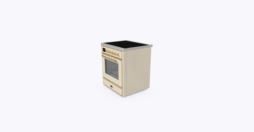 ILVE_UMI30NE3AWG_Majestic_II_30"_Induction_Range_Right_Angle