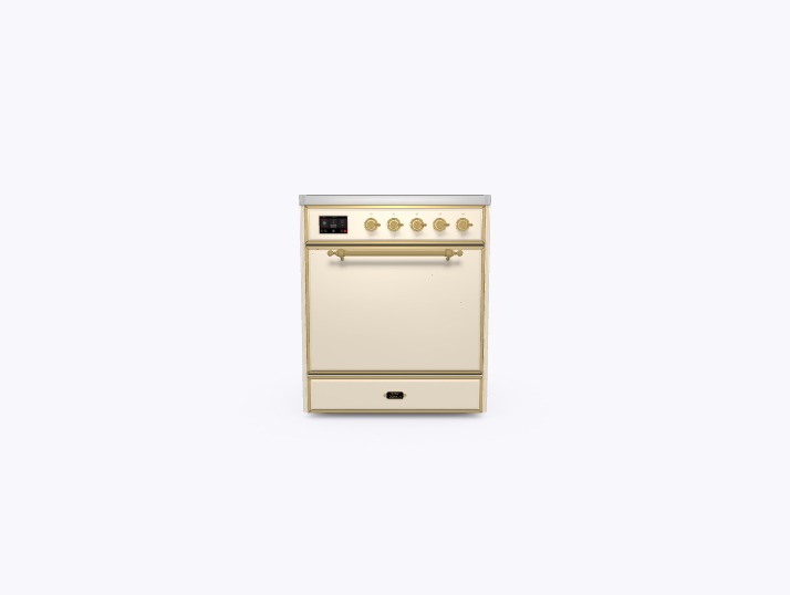 ILVE_UMI30QNE3AWG_Majestic_II_30"_Induction_Range_Front_View