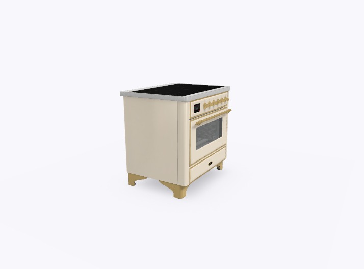ILVE_UMI09NS3AWG_Majestic_II_36_Induction_Range_Left_Angle
