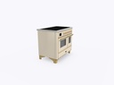 ILVE_UMDI10NS3AWG_Majestic_II_40"_Induction_Range_Left_Angle