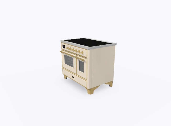 ILVE_UMDI10NS3AWG_Majestic_II_40"_Induction_Range_Right_Angle