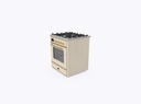 ILVE_UM30DNE3AWG_Majestic_II_30"_Dual_Fuel_Range_Right_Angle