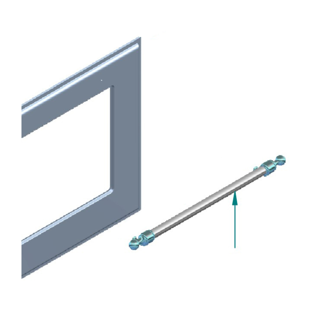 ILVE Parts EA4270009000020 Majestic/Nostalgie II Copper Handle for UOV 60 and UOV 76 Ovens  