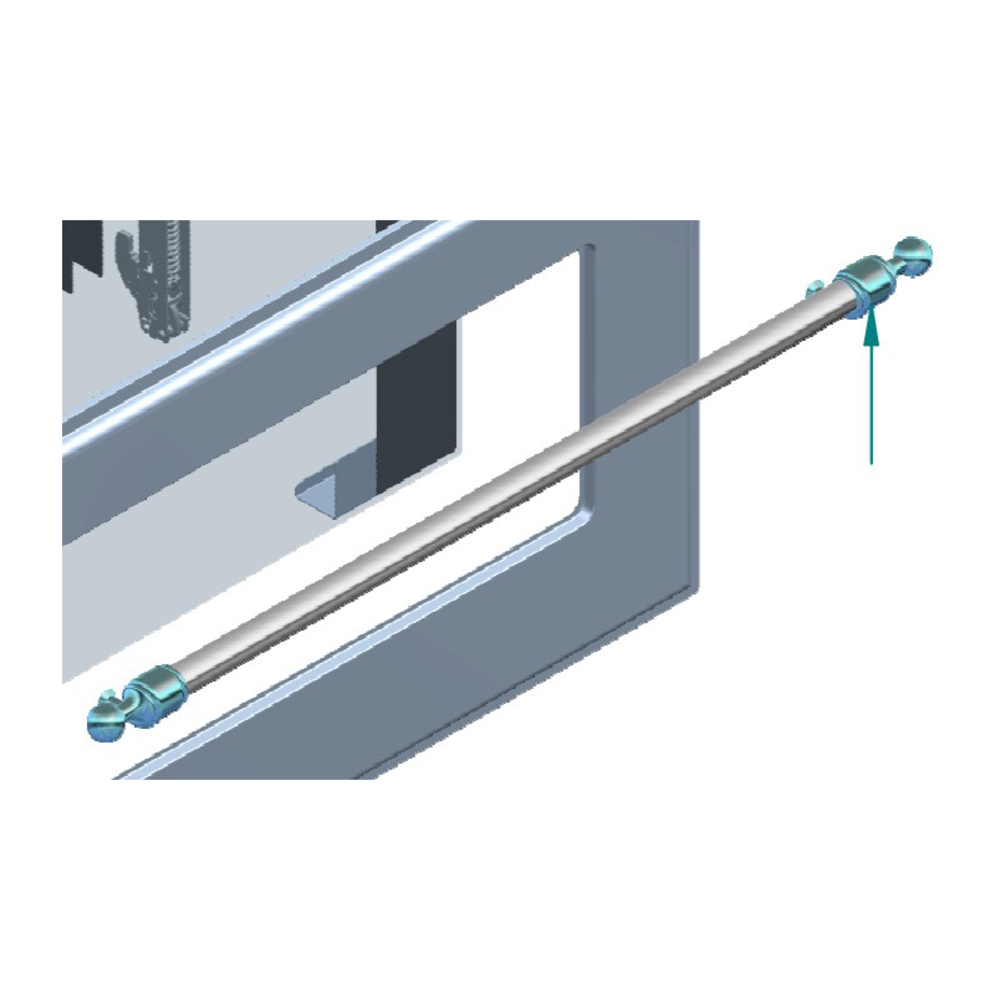 ILVE Parts EA4270003000016 Majestic/Nostalgie II Brass Handle for UOV 80 E3 Ovens (A/116/27/16)