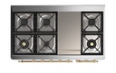 ILVE UM12F Majestic II 48 inch Dual Fuel Range with 8 Burners, Griddle