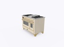 ILVE_UM12FDNS3AWG_Majestic_II_48"_Dual_Fuel_Range_Right_Angle