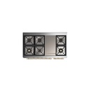 ILVE UM12F Majestic II 48 inch Dual Fuel Range with 8 Burners, Griddle