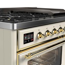 ILVE UM12F Majestic II 48 inch Dual Fuel Range with 8 Burners, Griddle