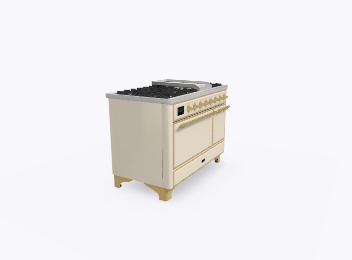 ILVE_UM12FDQNS3AWG_Majestic_II_48_Dual_Fuel_Range_Left_Angle