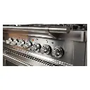 ILVE UPW90FDM Professional Plus I 36 inch Dual Fuel Range with 5 Sealed Burners, Griddle, Rotisserie