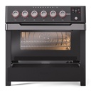 ILVE_UPMI09S3MK_Panoramagic_36"_Induction_Range_drawer_opened