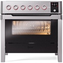ILVE_UPMI09S3SS_Panoramagic_36"_Induction_Range_Front_View