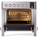 ILVE_UPMI09S3SS_Panoramagic_36"_Induction_Range_oven_door_opened