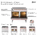 ILVE UPDI406NMP Nostalgie II 40 inch Induction Range with 6 Elements