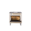 ILVE_UN36FNMPAWG_Nostalgie_II_30"_Dual_Fuel_Range_front_view