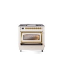 ILVE_UN36FNMPAWG_Nostalgie_II_30"_Dual_Fuel_Range_drawer_opened