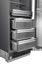 ILVE URFC24SNW 24 inch Refrigerator Column with 12.5 cu. ft. Capacity, Internal Water Dispenser