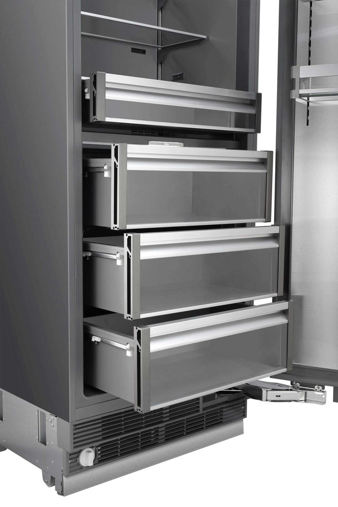 ILVE URFC30SNW lower drawer storage