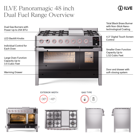 ILVE UPM12FDS3 Panoramagic overview