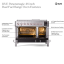 ILVE UPM12FDS3 Panoramagic oven features