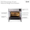 ILVE UPMI09S3SS Panoramagic oven features