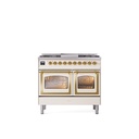 ILVE_UND40FNMPAWG_Nostalgie_II_40"_Dual_Fuel_Range_front_view