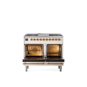 ILVE_UND40FNMPAWG_Nostalgie_II_40"_Dual_Fuel_Range_oven_door_opened