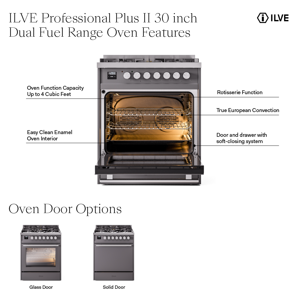 UP30QMPSS - oven features