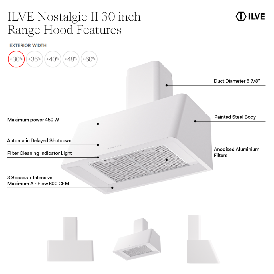 UAG30SS - Hood Features
