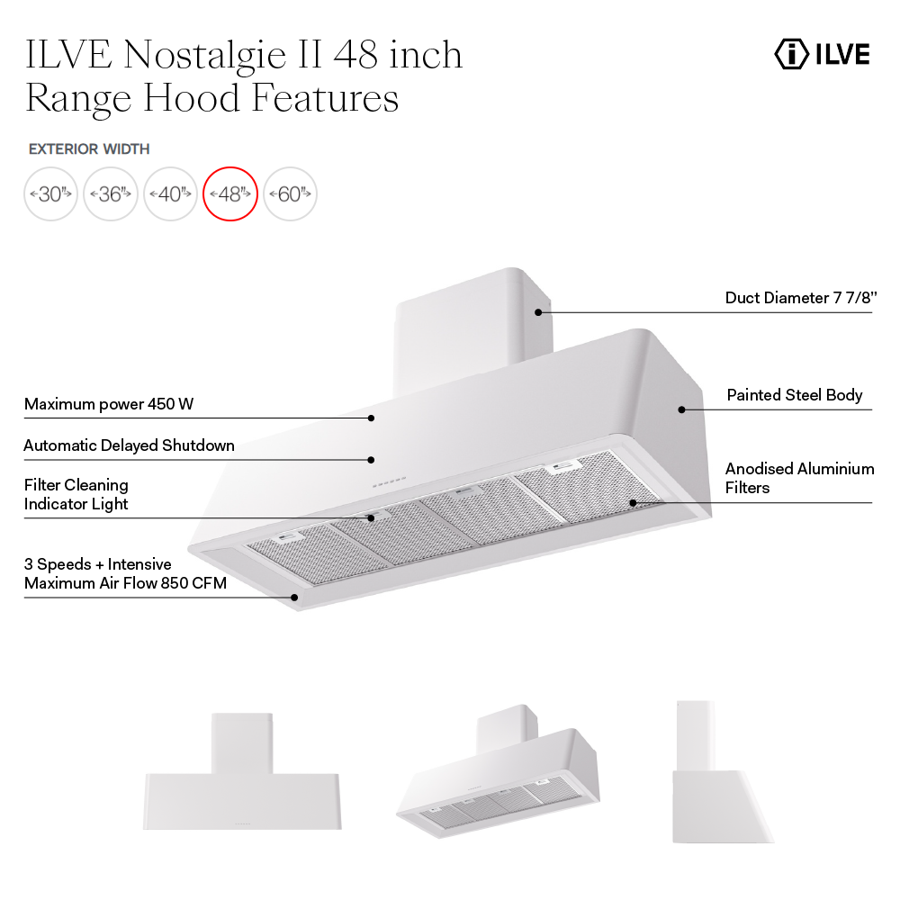 UAG48SS - hood features