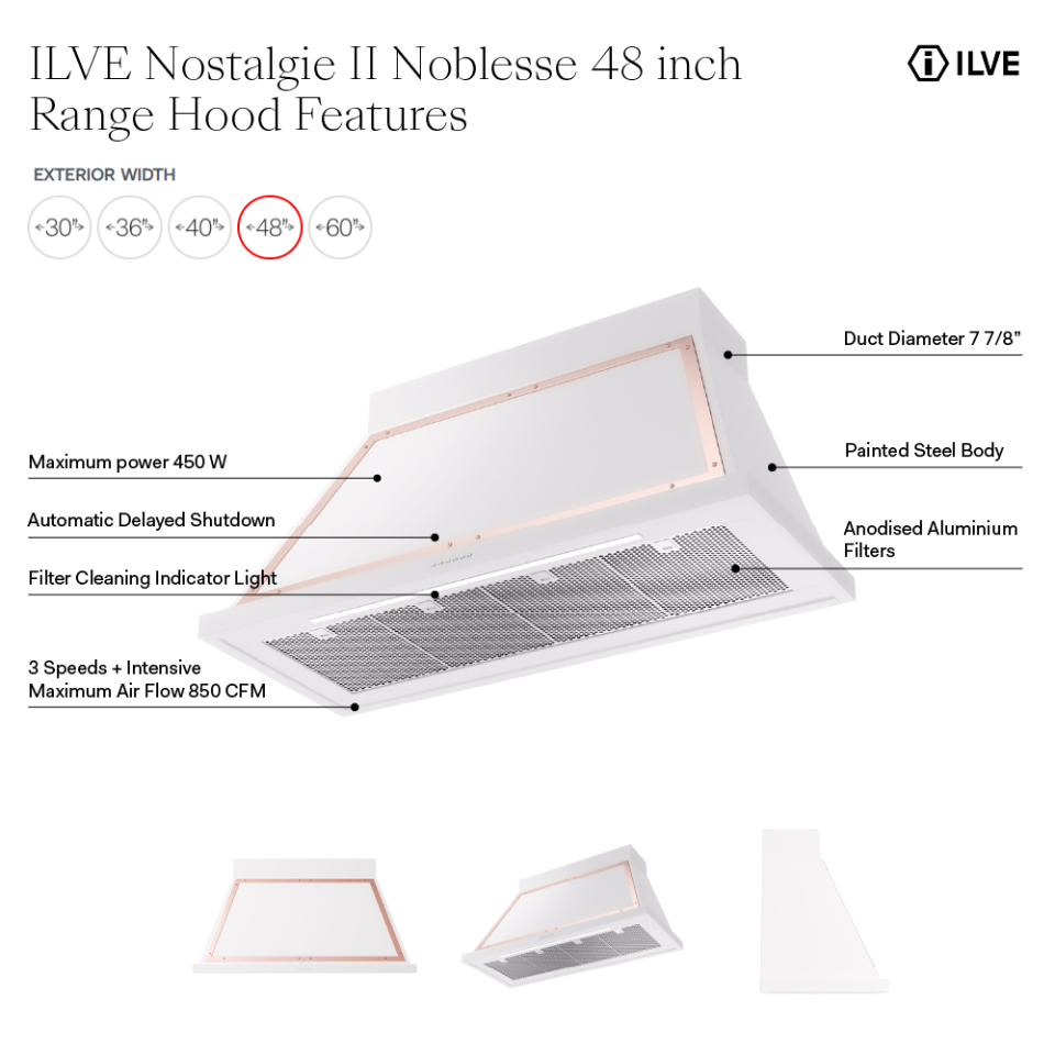 UANB48AWG - Hood Features