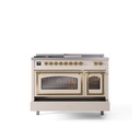 ILVE_UN48FSNMPAWG_Nostalgie_II_48"_Dual_Fuel_Range_drawer_opened