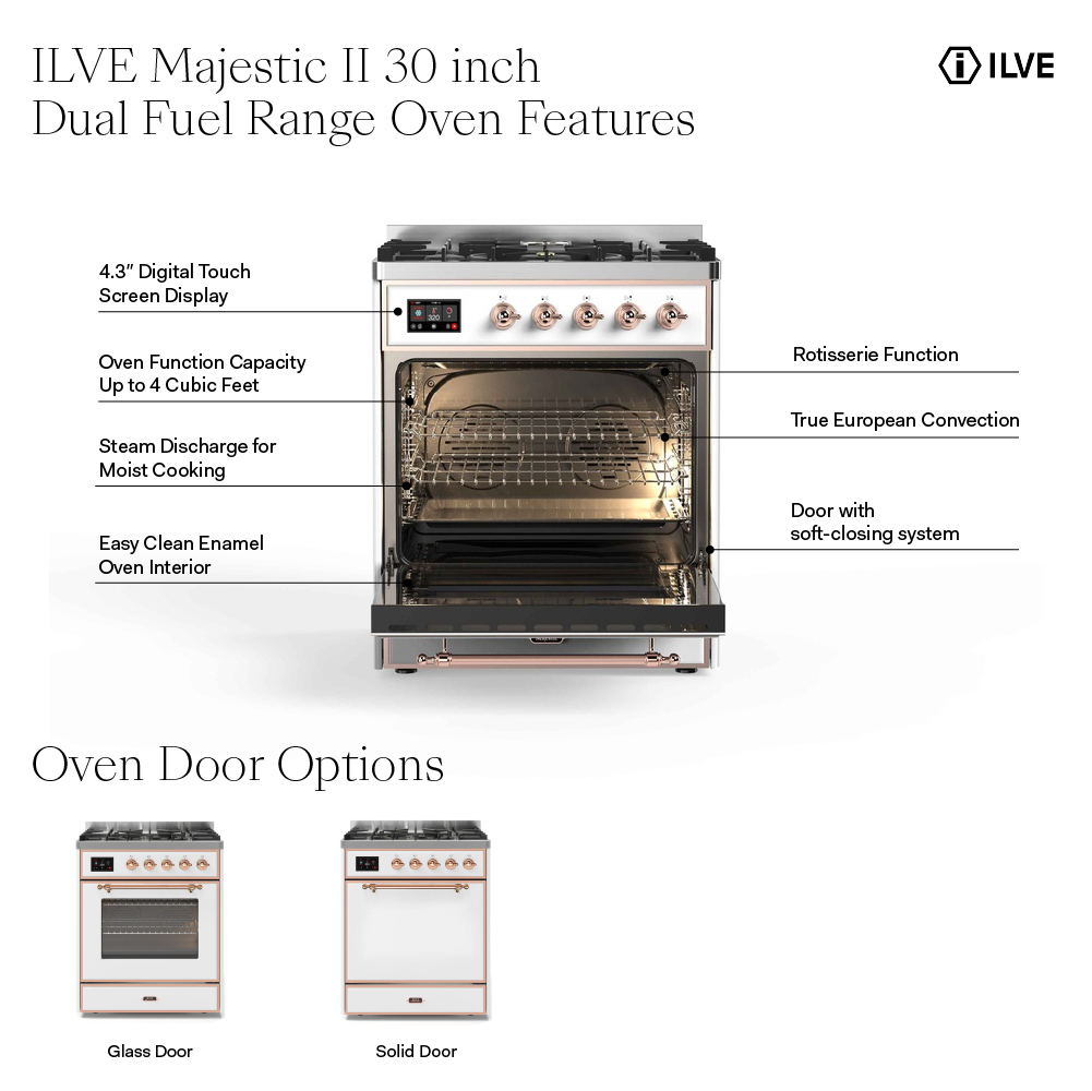 ILVE Majestic 30 inch Range Overview