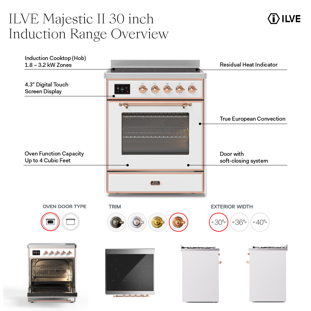 ILVE Majestic 30 inch Range Overview