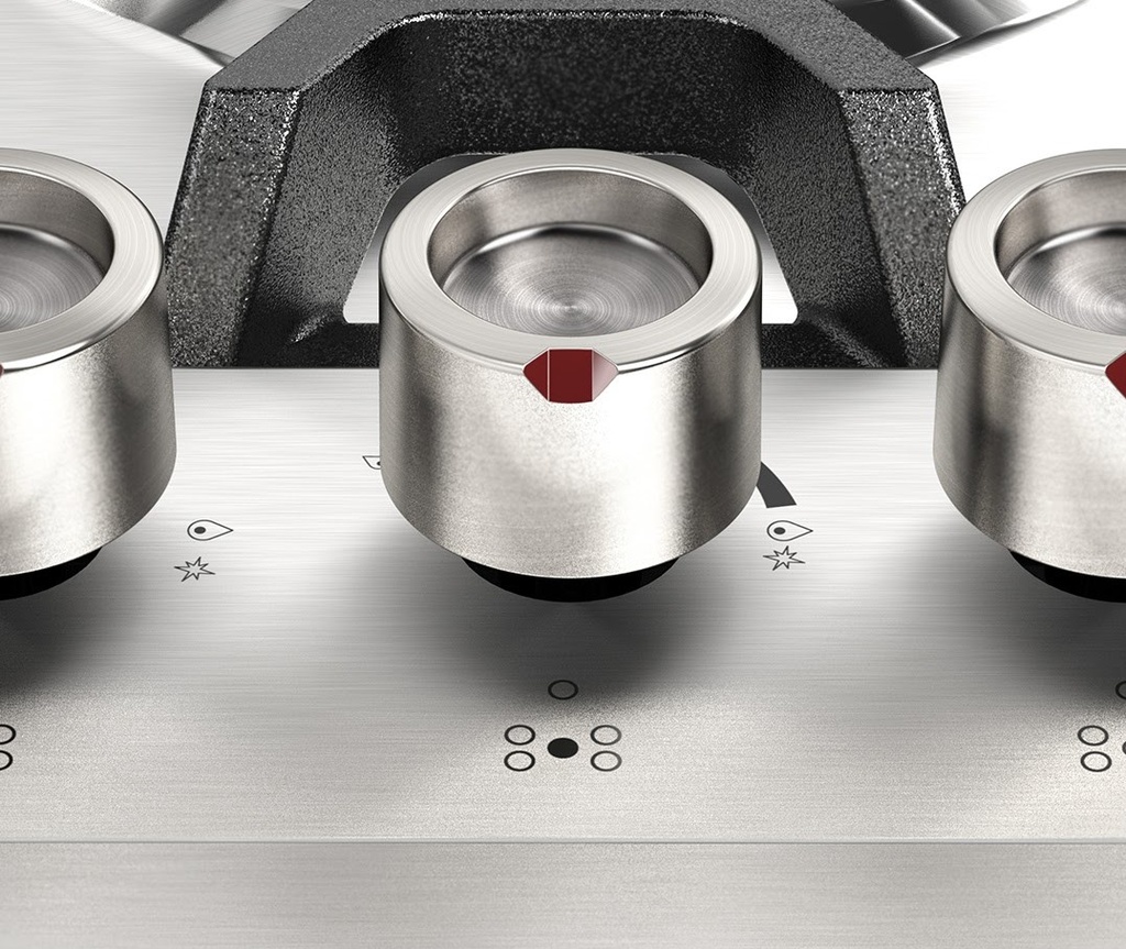 ILVE UHCPMT95SS zoom in on knobs