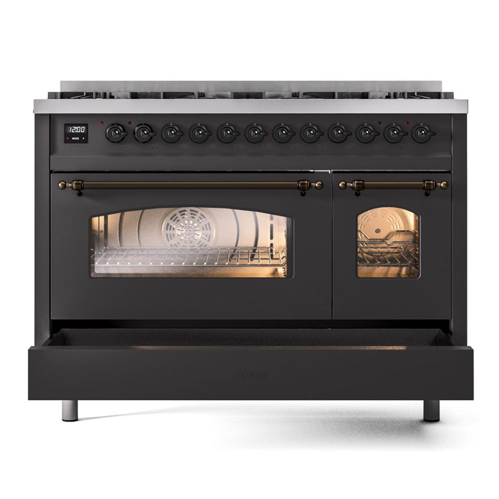ILVE UP488NMPMGBLP drawer opened