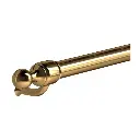 ILVE Brass Knobs and Handle Bundle for 36 inch Nostalgie Dual Fuel