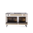 ILVE_UN60FSNMPAWG_Nostalgie_II_60"_Dual_Fuel_Range_oven_door_opened