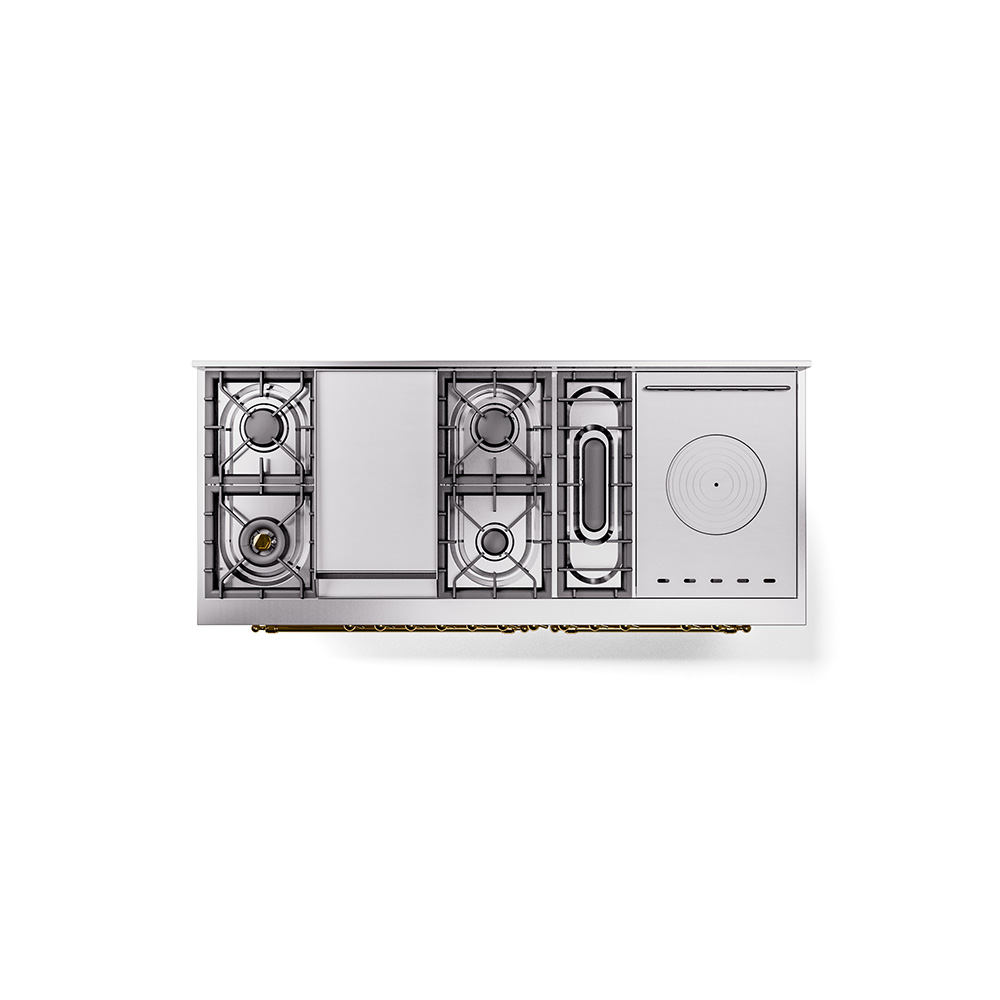 ILVE_UN60FSNMPAWG_Nostalgie_II_60"_Dual_Fuel_Range_top_view