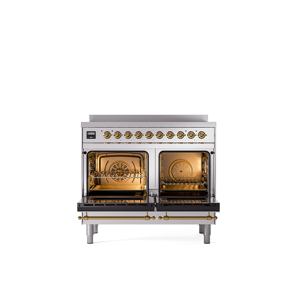 ILVE_UNDI406QNMPSSG_Nostalgie_II_60"_Dual_Fuel_Range_oven_door_opened