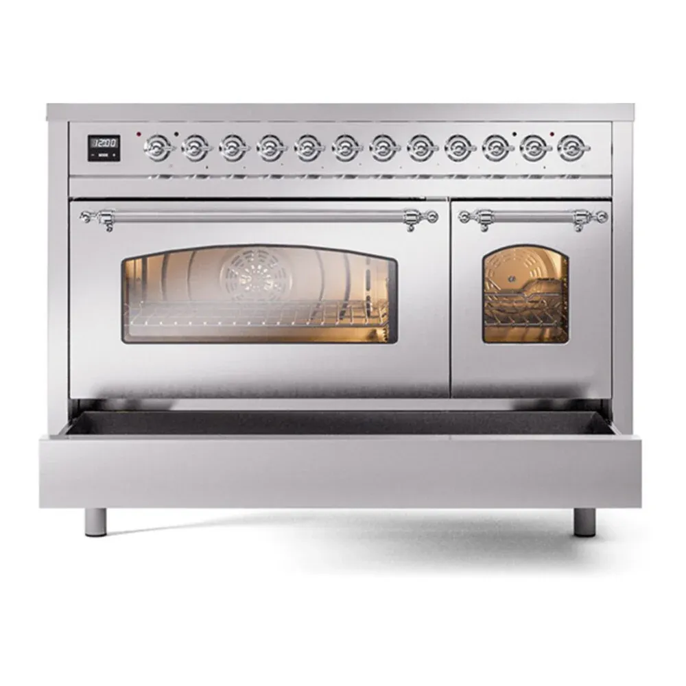 ILVE UP488NMPSSC drawer opened