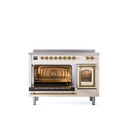 ILVE_UNI486NMPAWG_Nostalgie_II_48"_Induction_Range_main_oven_door_opened