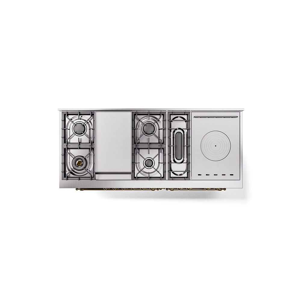 ILVE_UP60FSQNMPSSG_Nostalgie_II_Dual_Fuel_Range_top_view