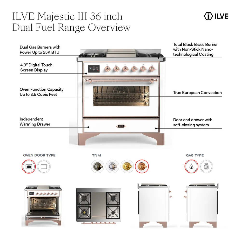 ILVE UM36FNR3MMC infographic