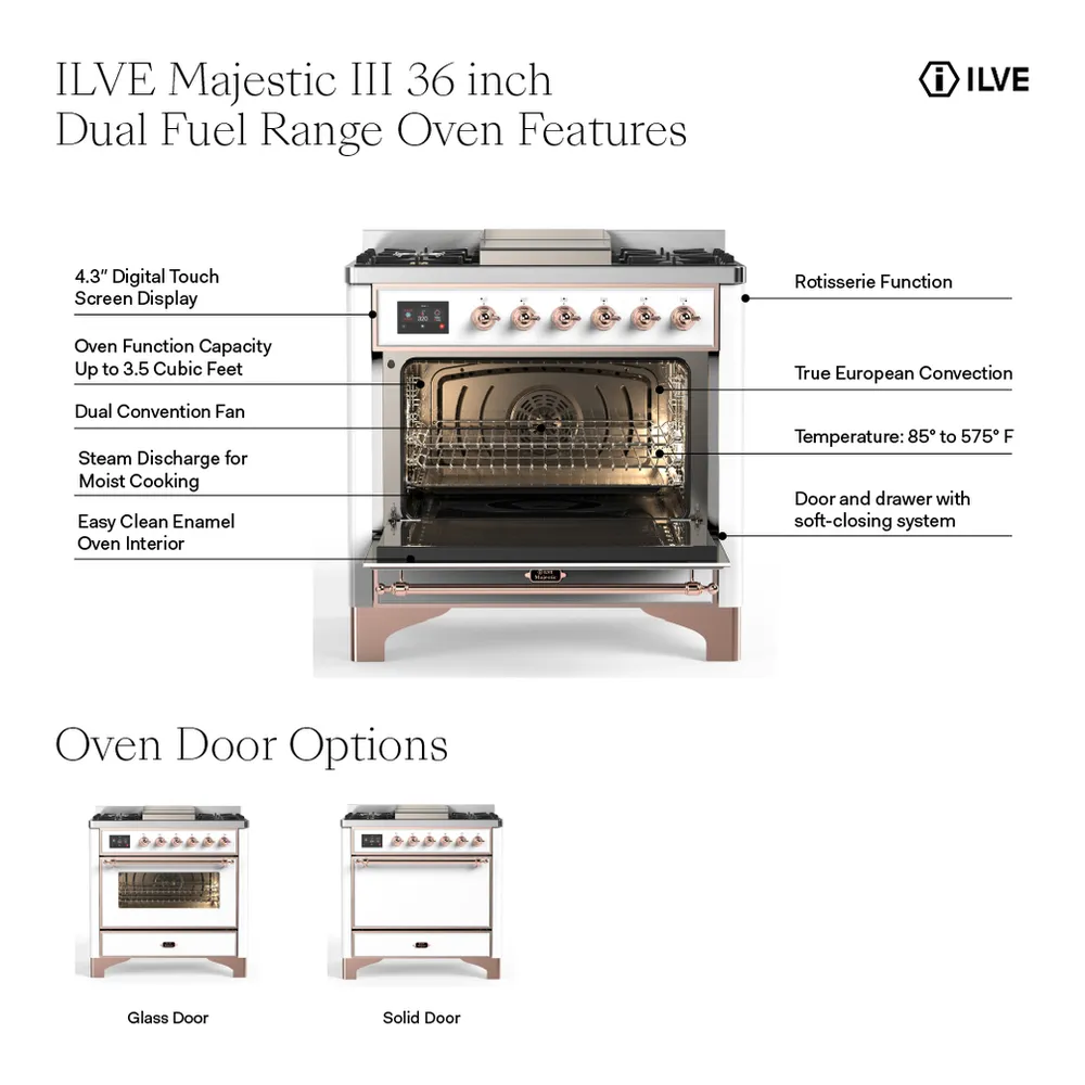 ILVE UM36FNR3MMC infographic