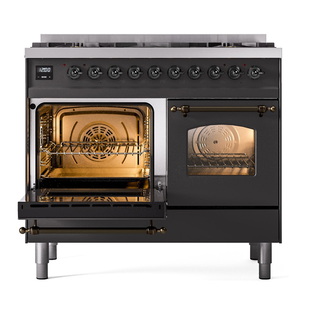ILVE UPD406NMPMGB main oven door opened