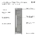 ILVE UWFC24BNNPRY 24 inch Built-In Triple Zone Wine Column with 100 Bottle Capacity, in Panel Ready